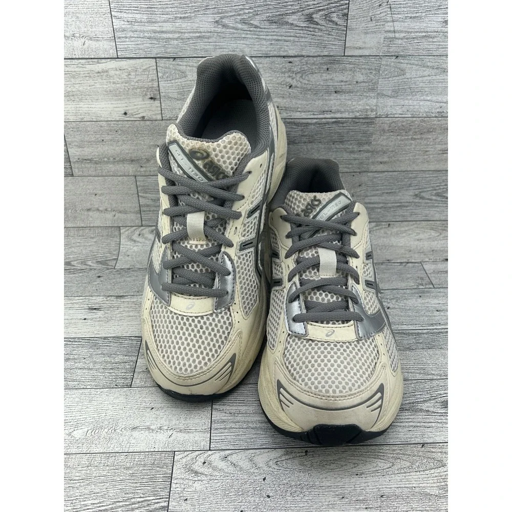 Asics Gel-1130 Cream Silver Grey Running Shoes 1202A164 Women Sz‎ 8.5 US 40 EU